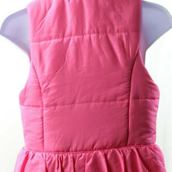 Girls Amy Byer Sleevless Zip Up Vest Pink Size M - Picture 6 of 8